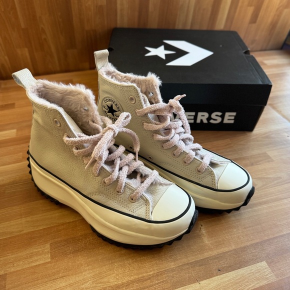 Converse Run Star Hike Hi "Cozy Club" platform sneakers 7 men's 8.5 women's - Picture 2 of 12